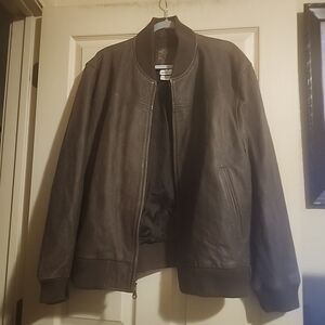 Disney Pirates Of The Caribbean One World  Men's Dark Brown Bomber Jacket